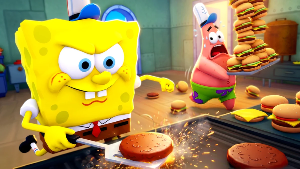 Official Save the Krusty Krab game artwork